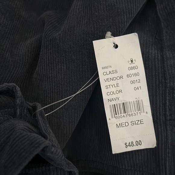 NEW Brandy Melville Navy Corduroy Pants! - Picture 4 of 5